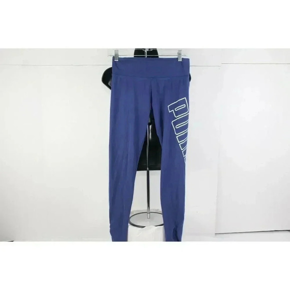 ladies blue puma leggings size S - Picture 1 of 6